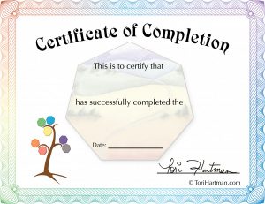 certificate of completion