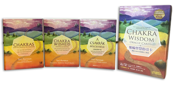 oracle cards boxes in different languages